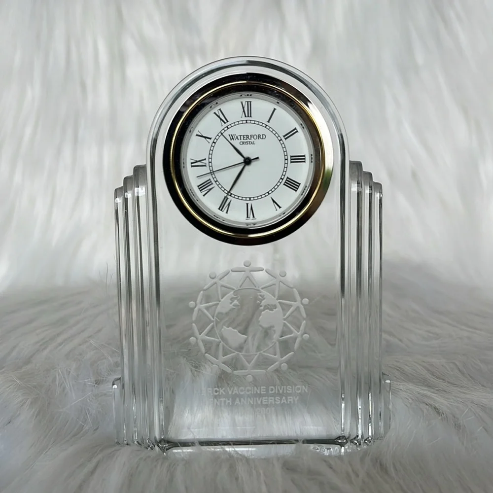 Waterford Crystal Time Piece Art Deco Clock